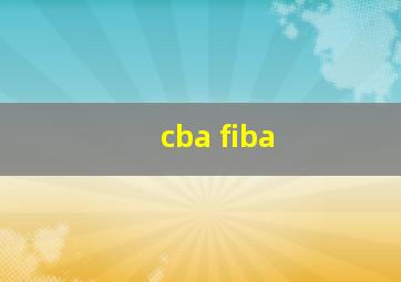 cba fiba